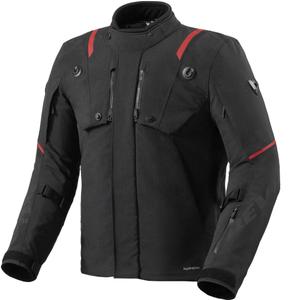 Chaqueta de moto Revit Fractal H2O negra