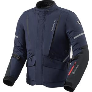Chaqueta de moto Revit Vertical 2 GTX azul oscuro-negro