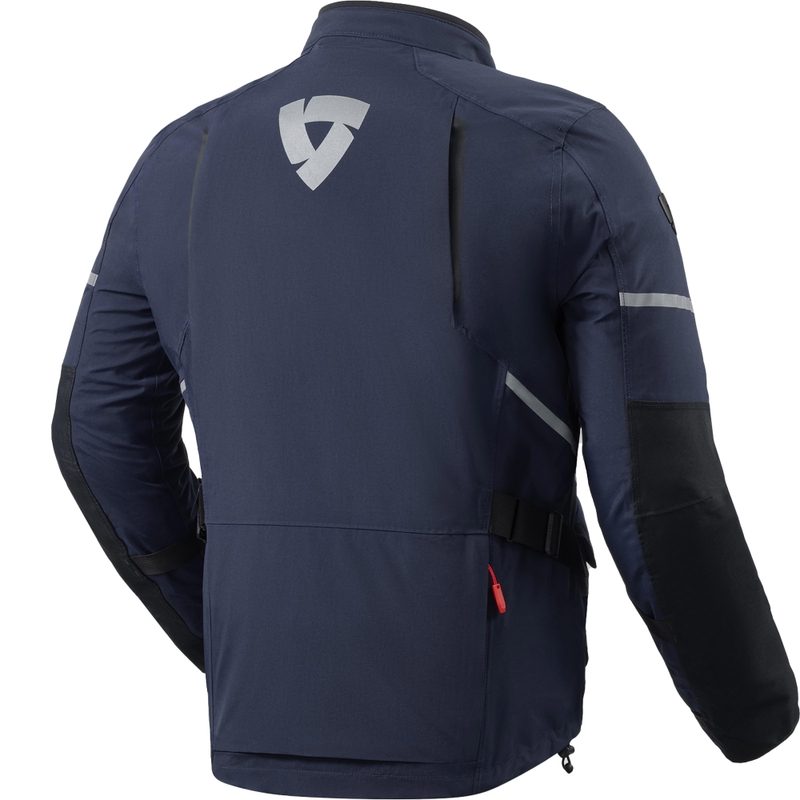 Chaqueta de moto Revit Vertical 2 GTX azul oscuro-negro