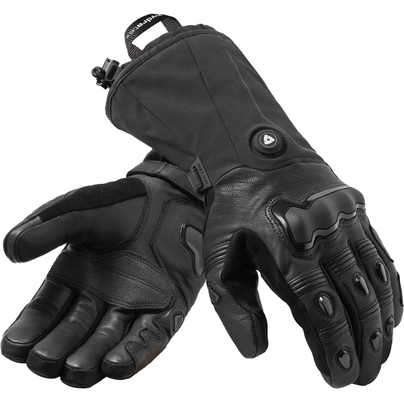Guantes de moto calefactables Revit Warp H2O negros