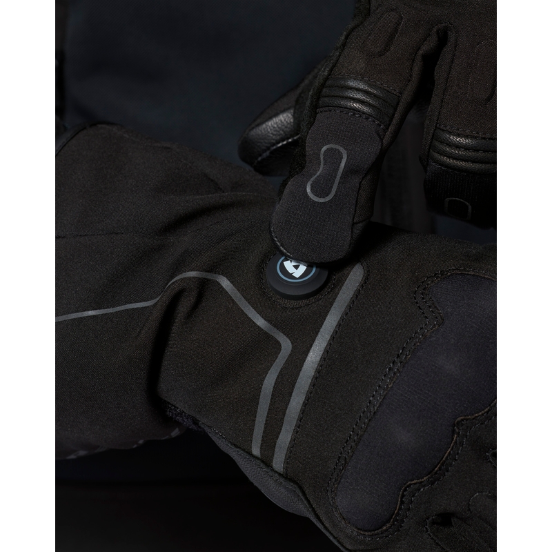 Guantes de moto calefactables Revit Liberty 2 H2O negros