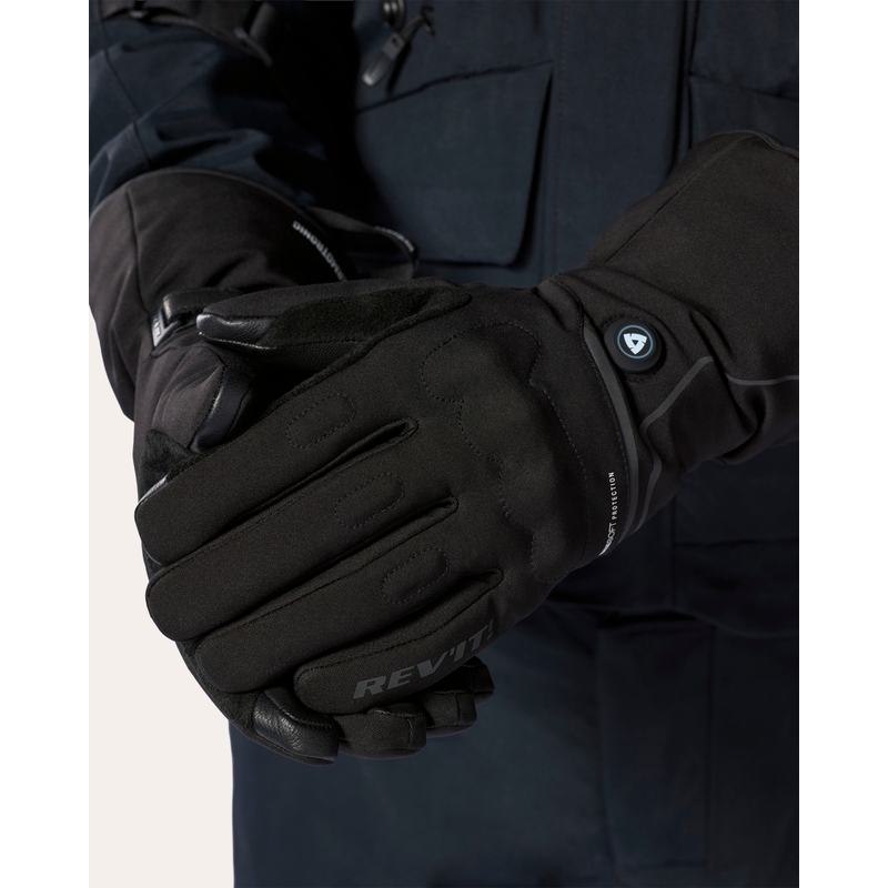 Guantes de moto calefactables Revit Freedom 2 H2O negros