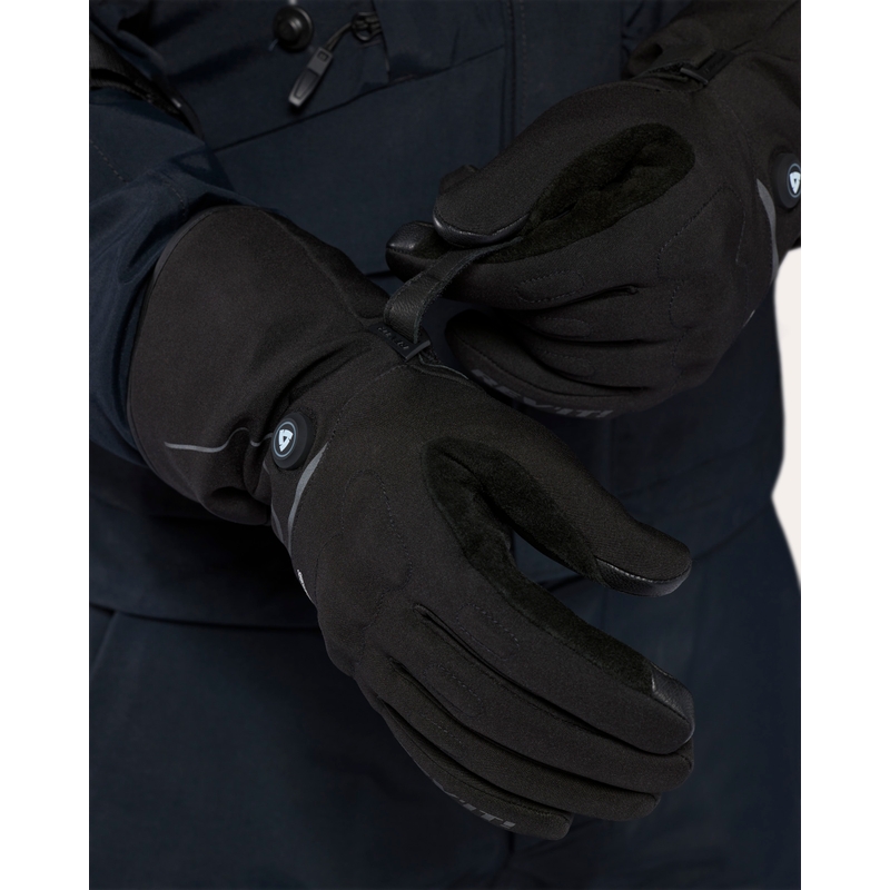 Guantes de moto calefactables Revit Freedom 2 H2O negros