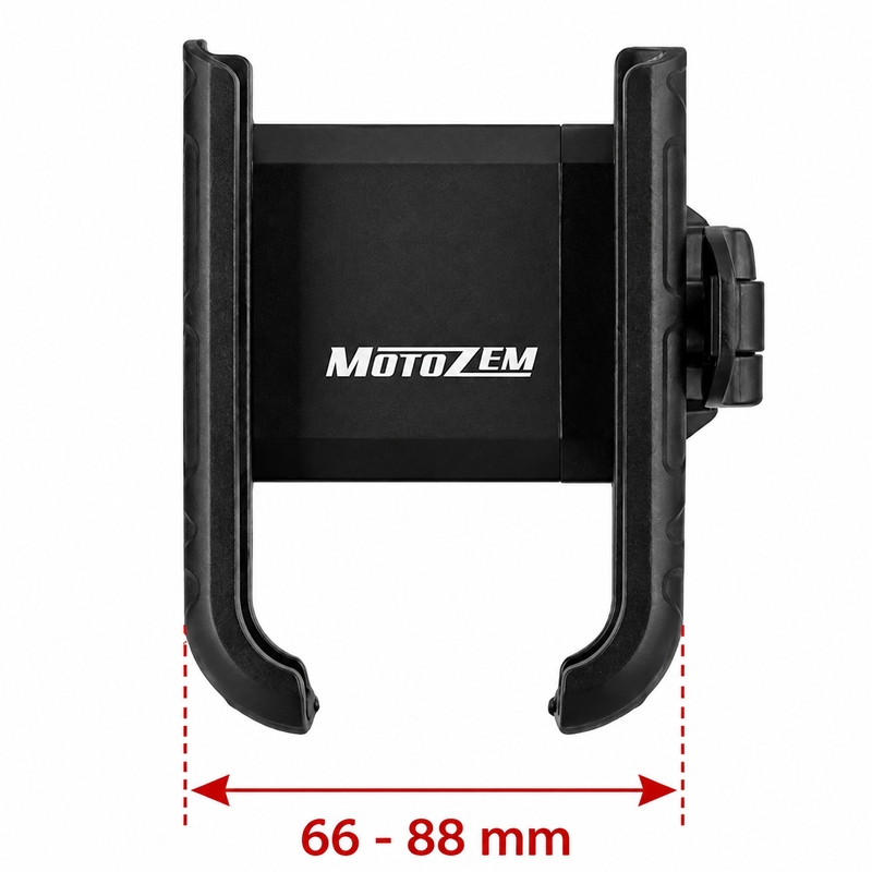 Soporte para teléfono móvil MotoZem ISO negro