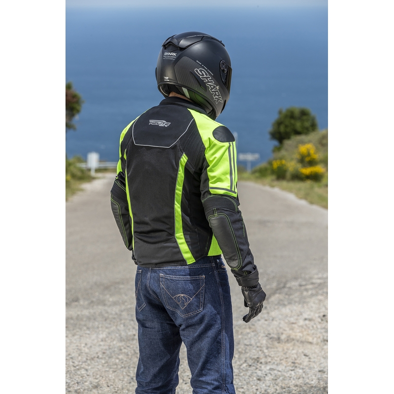 Chaqueta airbag HELITE Vented negro-amarillo fluo