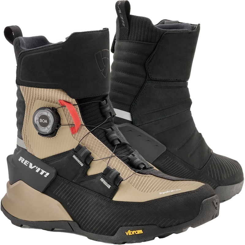 Botas de moto Revit Derecho H2O color arena negra