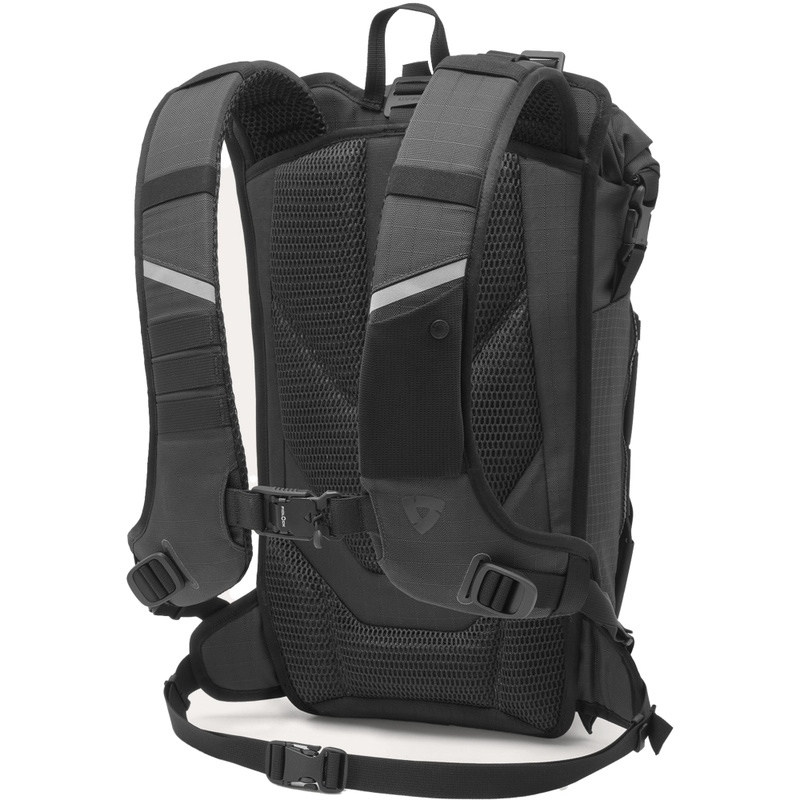 Mochila para motocicleta Revit Bauxite H2O gris-negro 18 l