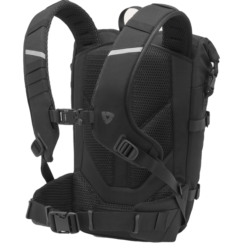Mochila para moto Revit Vastour H2O negra de 26 l