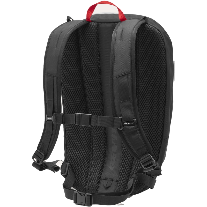 Mochila para motocicleta Revit Traject negra-roja 18 l