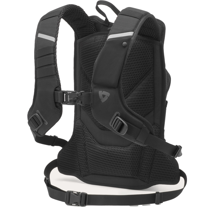 Mochila para motocicleta Revit Eolian H2O negra 9 l