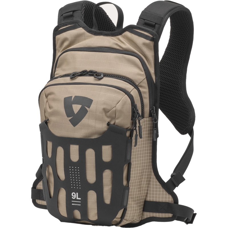 Mochila para motocicleta Revit Eolian H2O color arena-negro 9 l