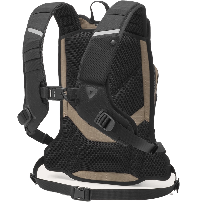Mochila para motocicleta Revit Eolian H2O color arena-negro 9 l