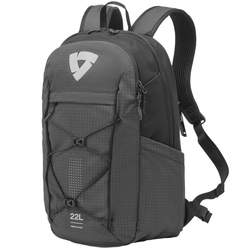 Mochila de moto Revit Saroa gris-negro 22 l