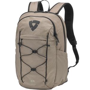 Mochila para moto Revit Saroa color arena-negro 22 l