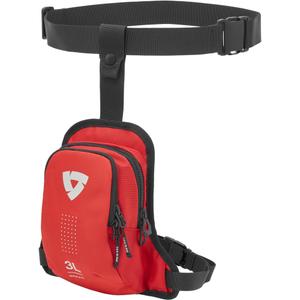 Nodo de bolsa Revit H2O bolsillo del muslo rojo-negro