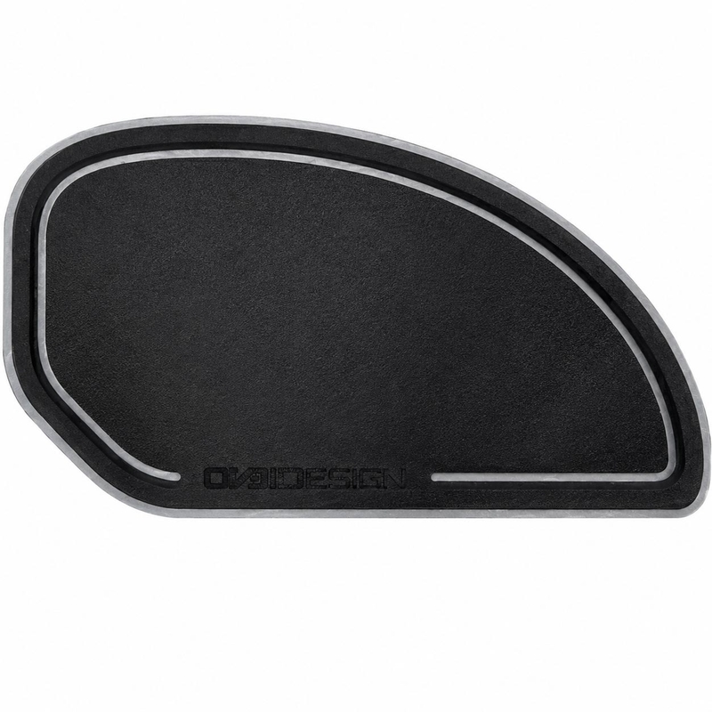 Almohadilla lateral del tanque Impresión HDF5 negro