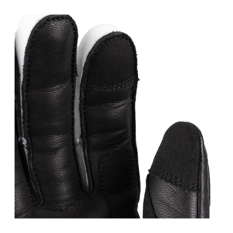 Guantes de moto para mujer Oxford RP-5 3.0 negro-blanco-rosa
