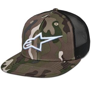 Gorra Alpinestars Corp verde camuflaje negro