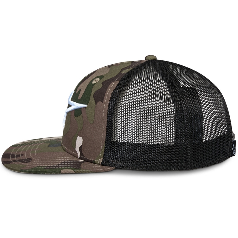 Gorra Alpinestars Corp verde camuflaje negro