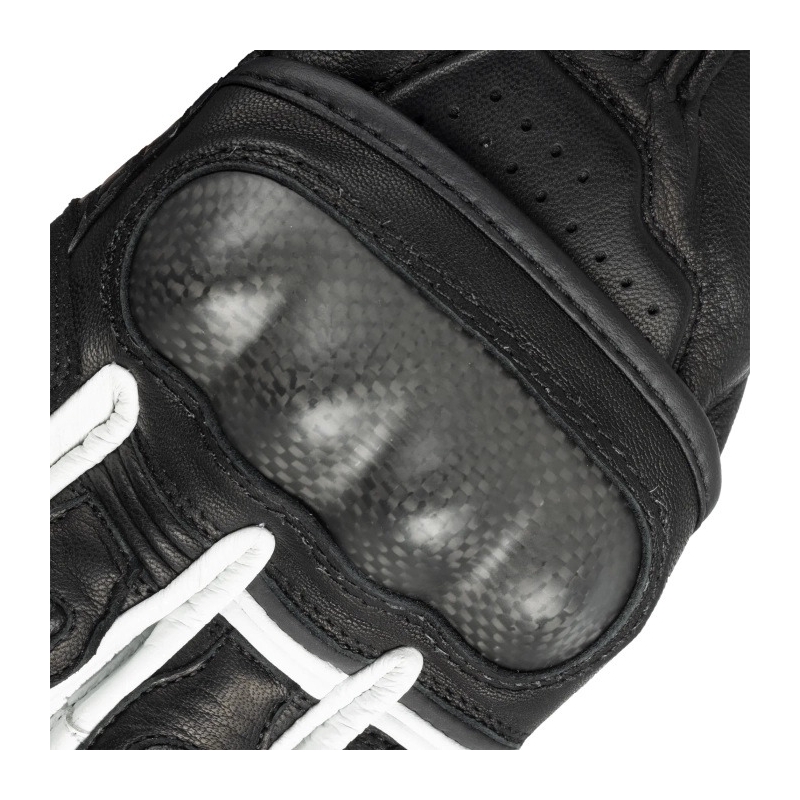 Guantes de moto Oxford RP-5 3.0, color negro y blanco.