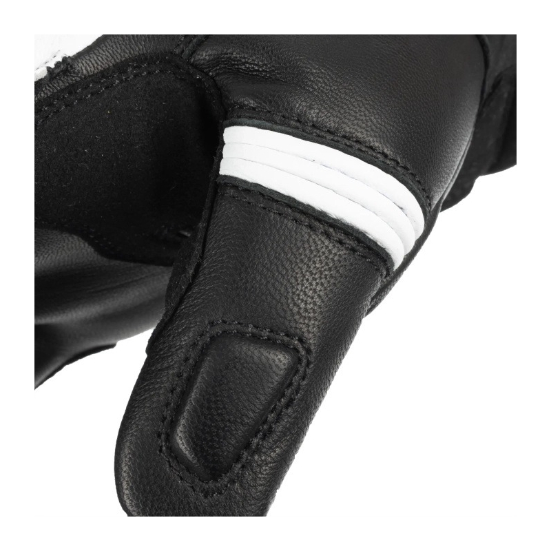 Guantes de moto Oxford RP-5 3.0, color negro y blanco.