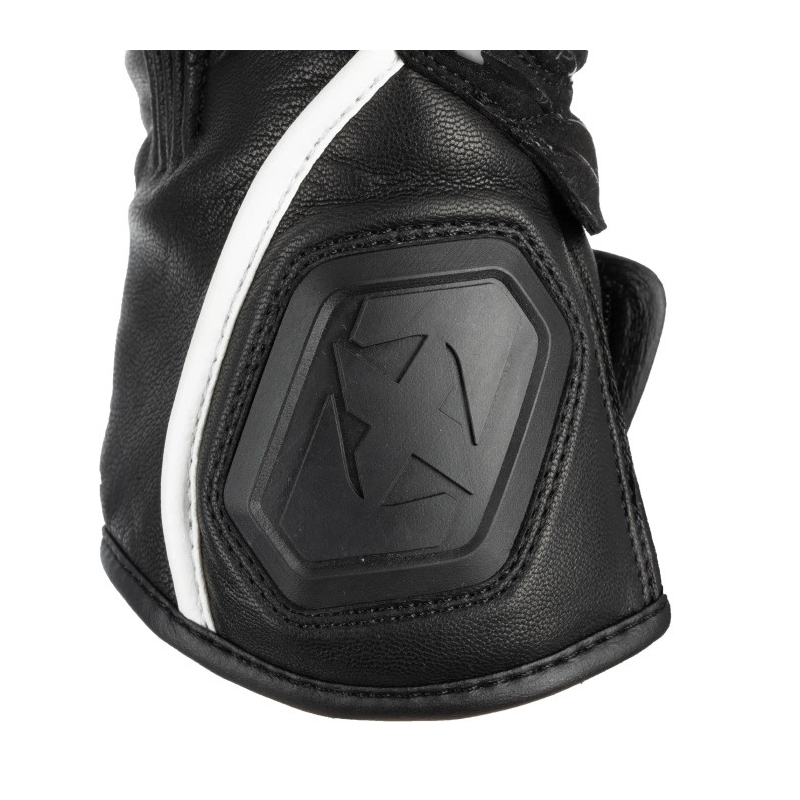 Guantes de moto Oxford RP-5 3.0, color negro y blanco.