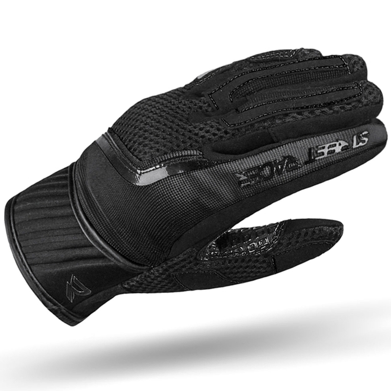 Guantes negros para motociclistas acrobáticos de Street Racer