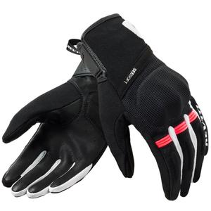 Guantes de moto Revit Mosca 2 negro y rosa para mujer