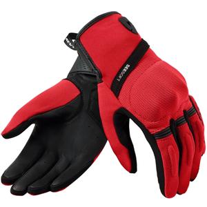 Guantes de moto Revit Mosca 2 de mujer rojos y negros