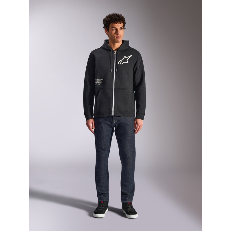 Sudadera con capucha Alpinestars Transverse negra