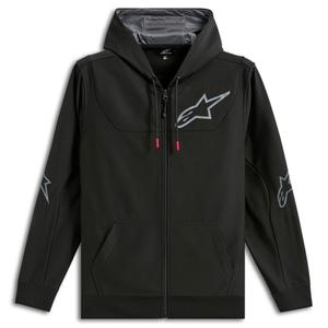 Sudadera con capucha Alpinestars Sessions 3 negra-gris