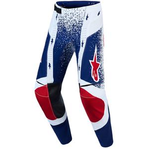 Pantalones de motocross Alpinestars Techstar Edición Limitada Unity Rojo-Blanco-Azul