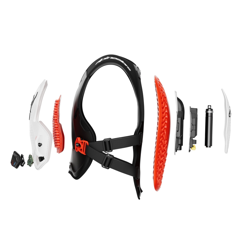 Chaleco con airbag Alpinestars TECH-AIR®MX Plasma System blanco-negro-rojo