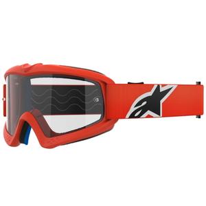 Alpinestars Vision Youth Corp gafas de motocross para niños naranja con lente transparente