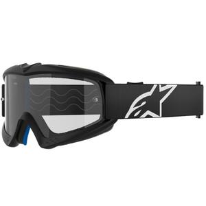 Gafas de motocross para niños Alpinestars Vision Youth Corp negras con lente transparente