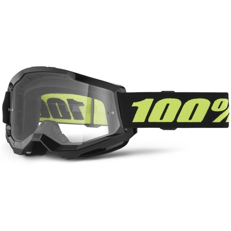 Gafas motocross 100% STRATA 2 New Solar (plexi transparente)