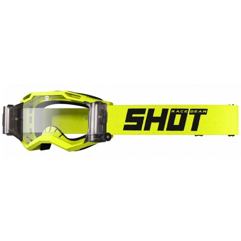 Motokrosové brýle Shot Assault 2.0 Solid Roll-Off fluo žluté