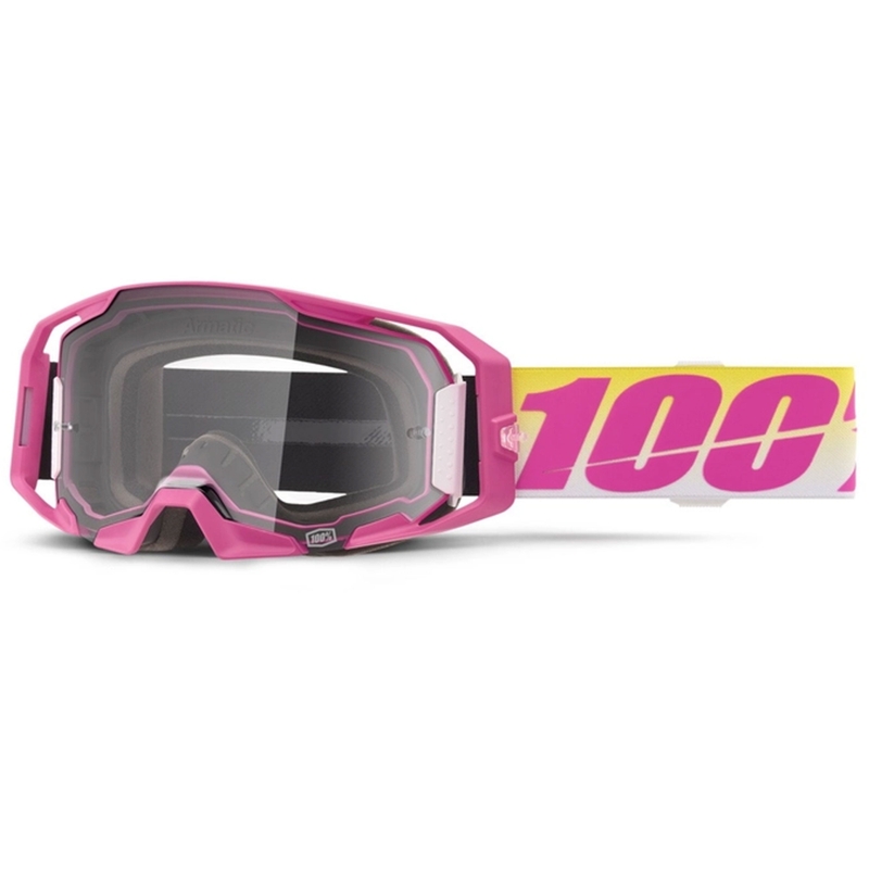 Gafas de motocross 100% ARmatic Sellars con plexiglás transparente