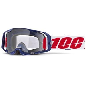 Gafas de motocross 100% ARmatic Mach Z con plexi transparente