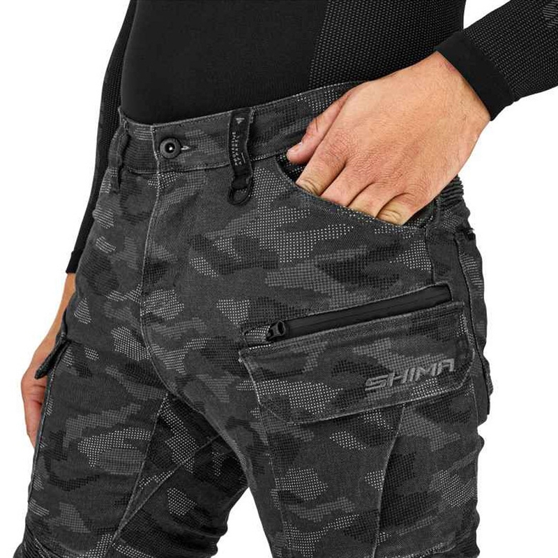 Pantalones de moto Shima Giro 3.0 con camuflaje