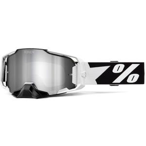 Gafas motocross 100% - USA ARMEGA Renen silver plexi