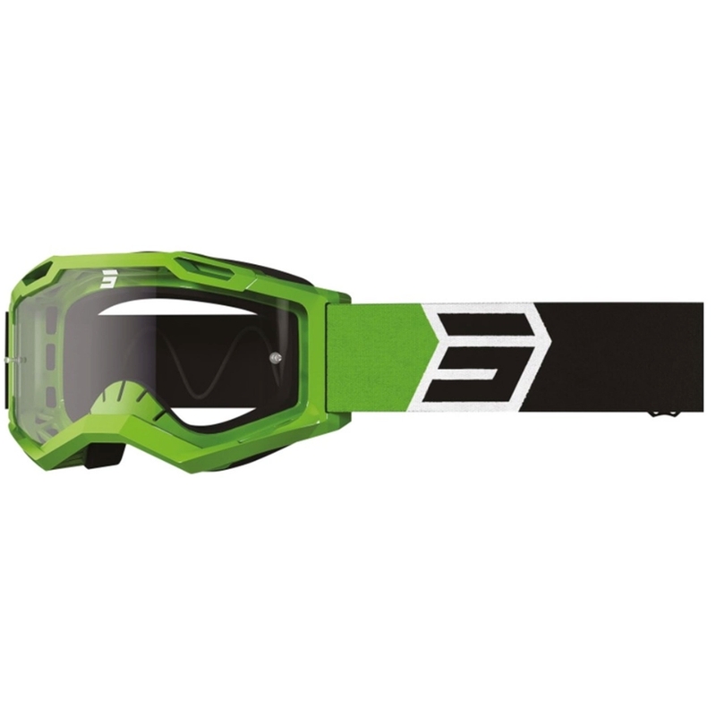 Gafas de motocross Shot Assault 2.0 Solar negro-verde