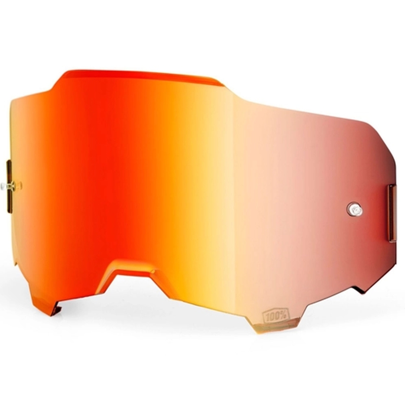 Vidrio iridiado rojo para gafas 100% ARMEGA