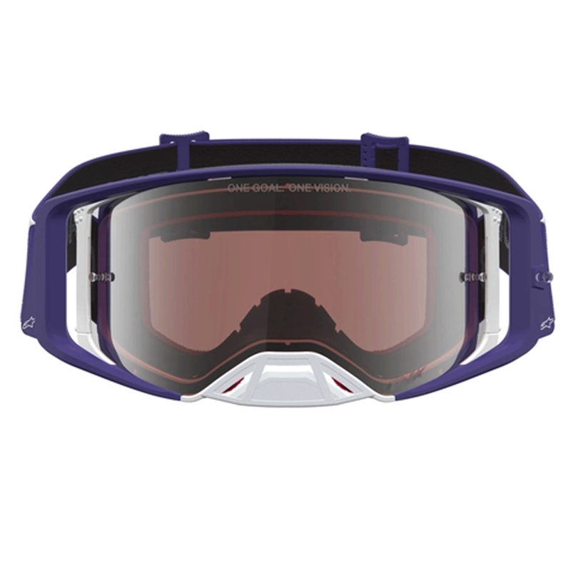 Gafas de motocross Alpinestars Supertech Atrox azul-blanco
