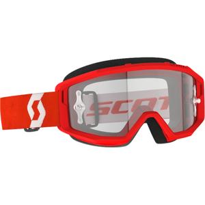 Gafas motocross SCOTT PRIMAL CLEAR rojo y blanco