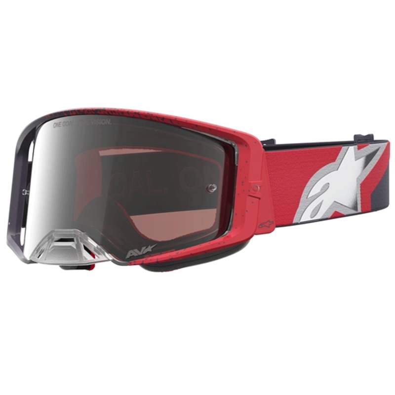 Gafas de motocross Alpinestars Supertech negras y rojas