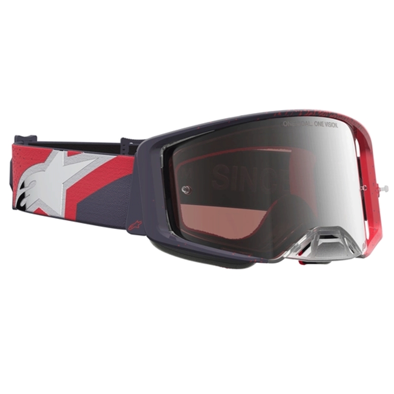 Gafas de motocross Alpinestars Supertech negras y rojas