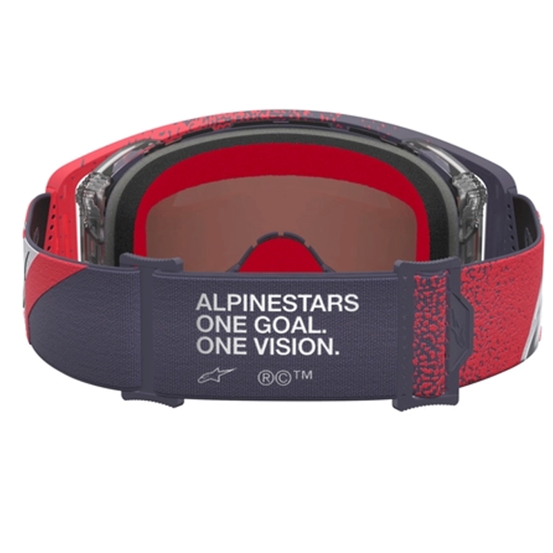 Gafas de motocross Alpinestars Supertech negras y rojas