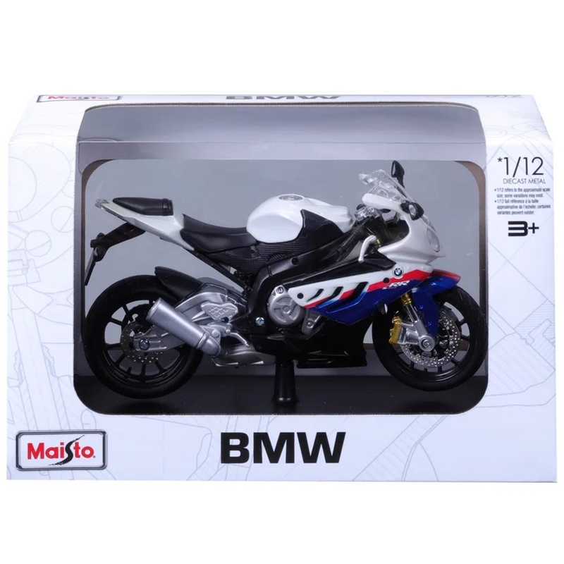 Moto Maisto BMW S 1000 RR modelo 1:12