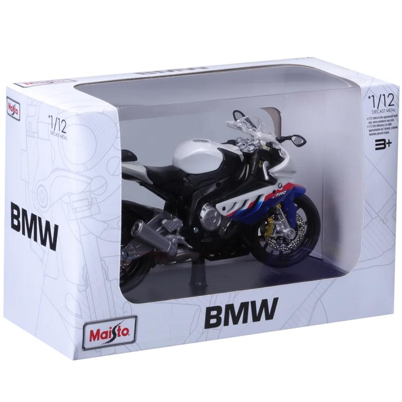 Moto Maisto BMW S 1000 RR modelo 1:12